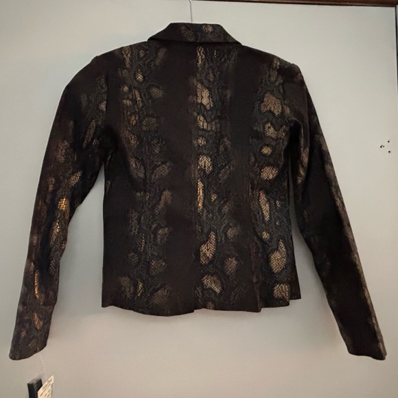 Bamboo Traders New With Tags Fully Lined Lightweight Blazer-Snakeskin Pattern-PP - Picture 6 of 11